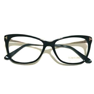 Tom Ford 5353 Glasses. Size 52-15-140. Black & Rose Gold